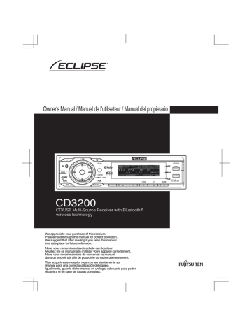 Eclipse CD3200 Owner's Manual | Manualzz