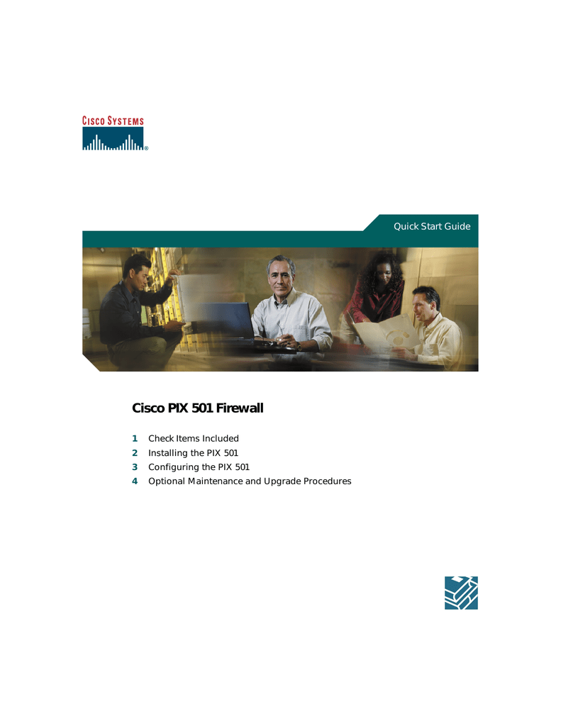 Cisco Pix 501 Security Appliance Installation Guide Manualzz