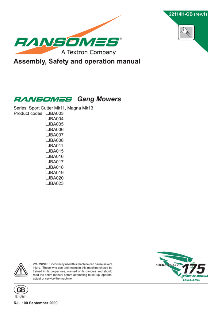 Ransomes mower dealers