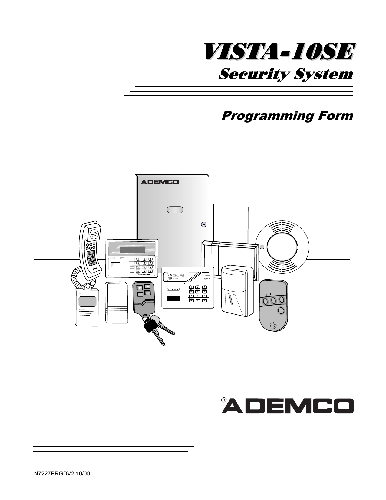 ademco vista 10se reset master code