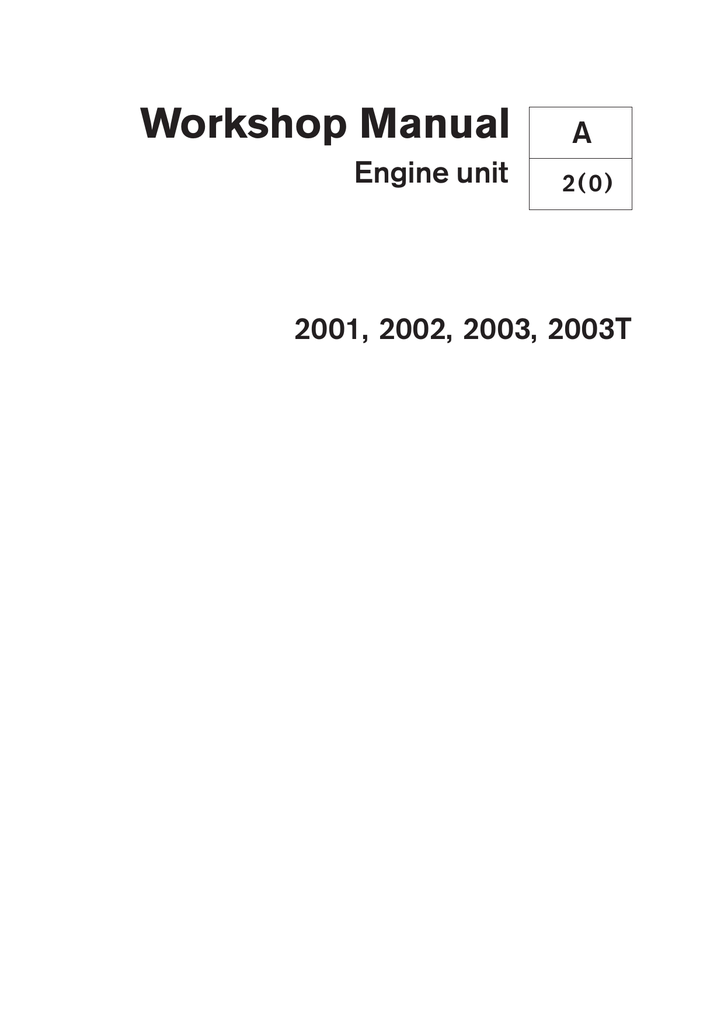 Datasheet Volvo 2003t Technical Data, Volvo Penta 2003 Alternator Wiring Diagram