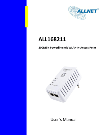 Allnet ALL168211 User`s manual | Manualzz