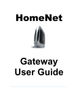 HomeNet Gateway User Guide