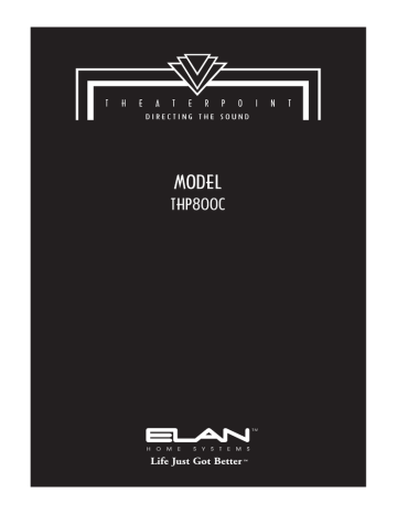 Elan THP650LS Installation manual | Manualzz