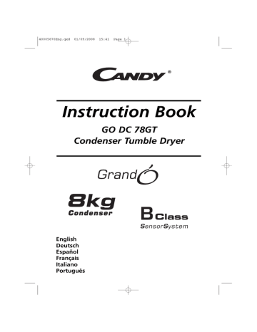candy grand 8kg condenser tumble dryer manual candy grand 8kg condenser tumble dryer manual