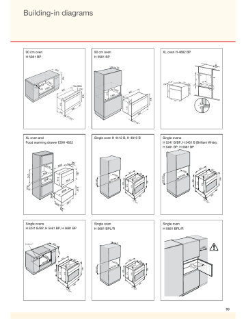 Miele | EGW 5060-14 | User manual | Building-in diagrams | Manualzz