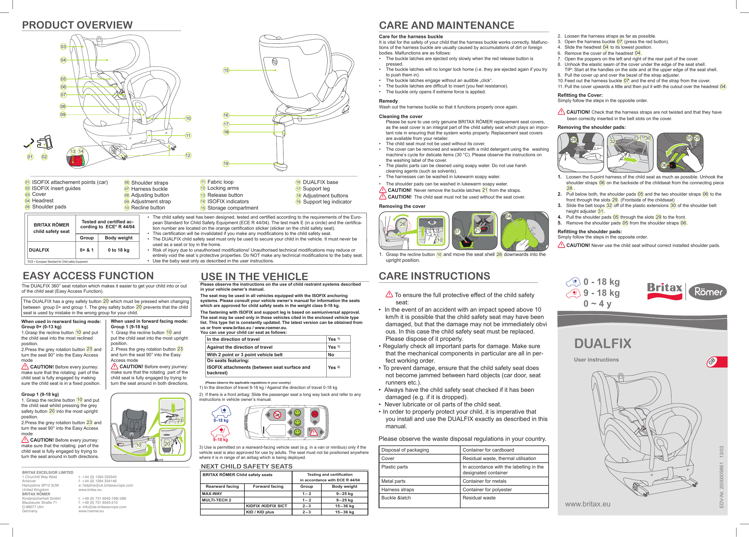Britax Child Seat User Manual Manualzz Britax Child Seat User Manual Manualzz, Britax Baby Car Seat Instructions