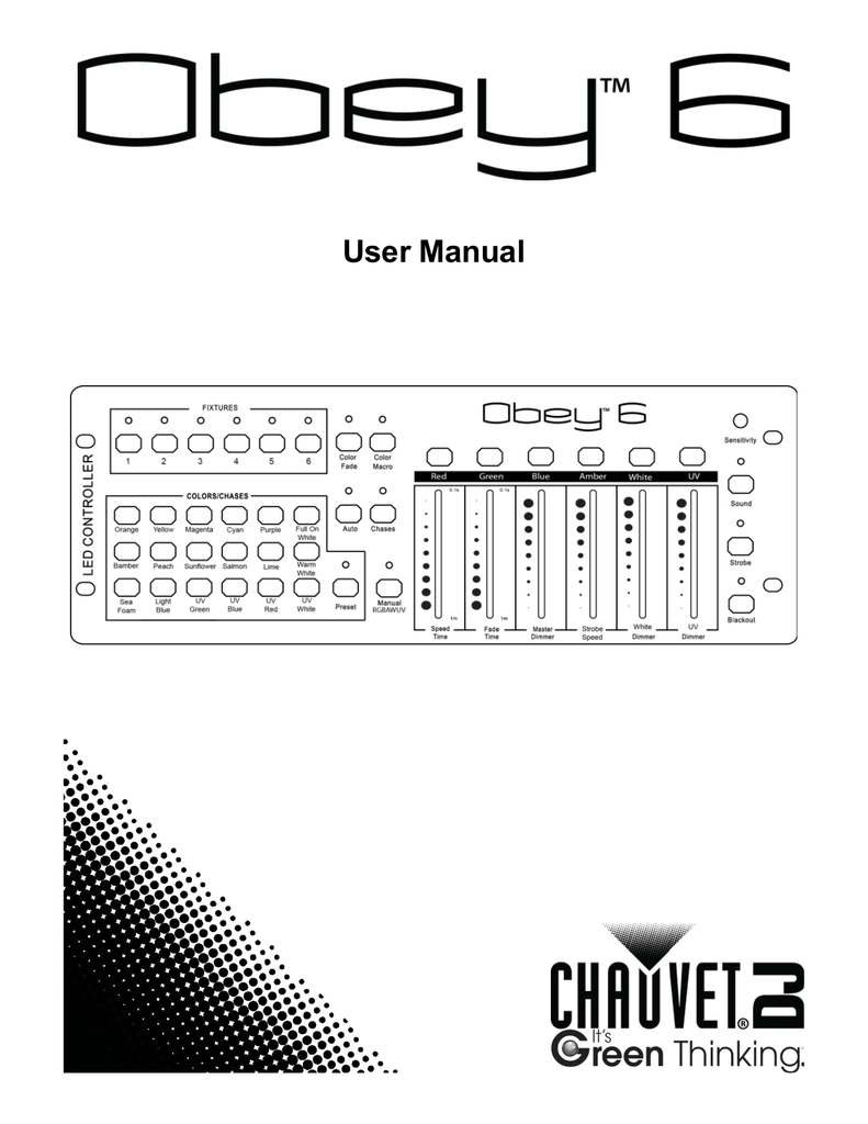 Rgbaw Uv Color Chart