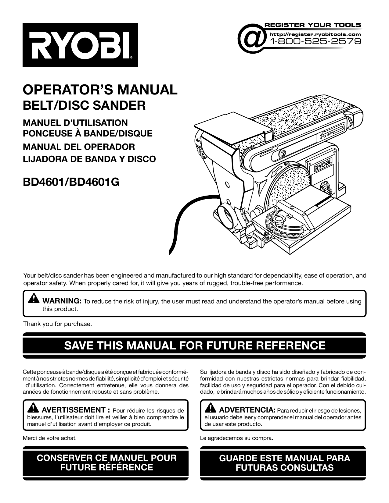 Ryobi 4601 Operator S Manual Manualzz