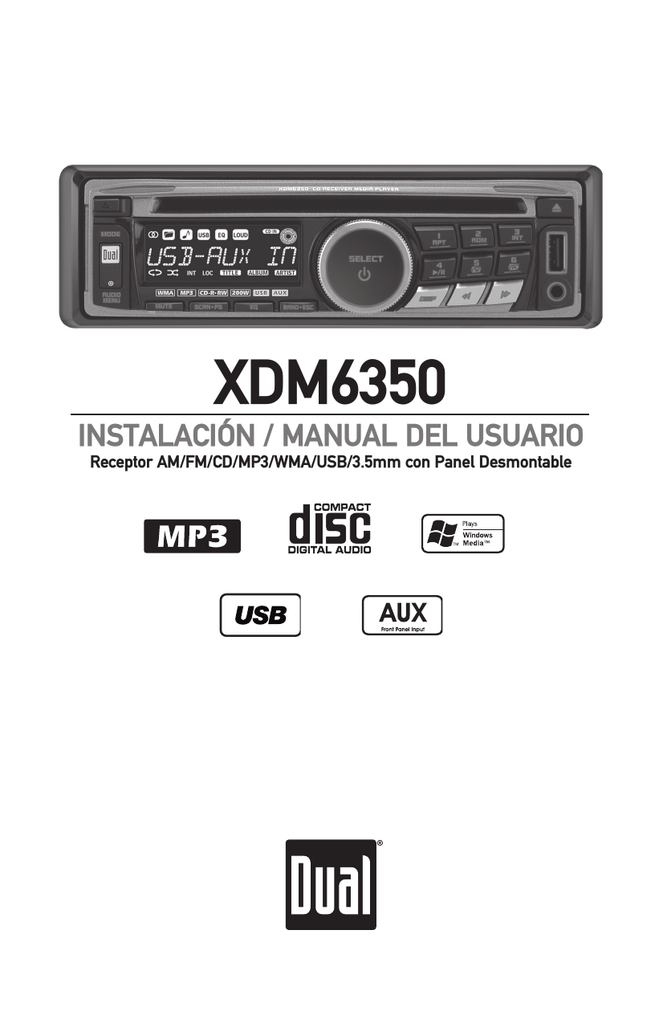  Dual Electronics XDMA6855 AM/FM/CD/MP3 Estéreo para coche :  Todo lo demás