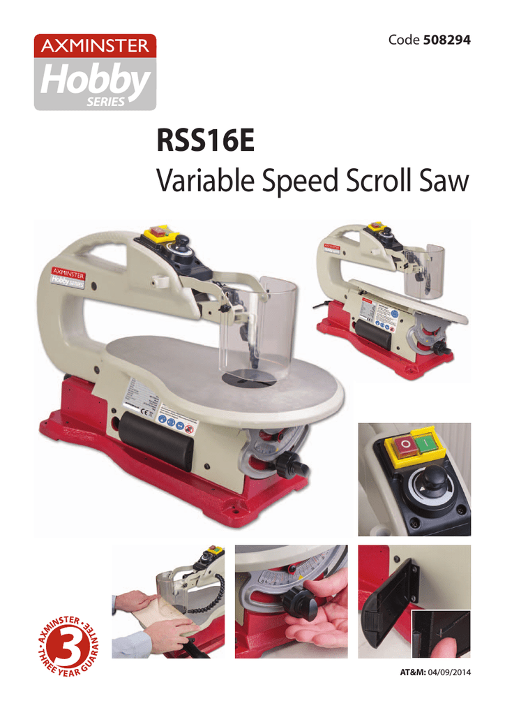 Axminster hobby store scroll saw