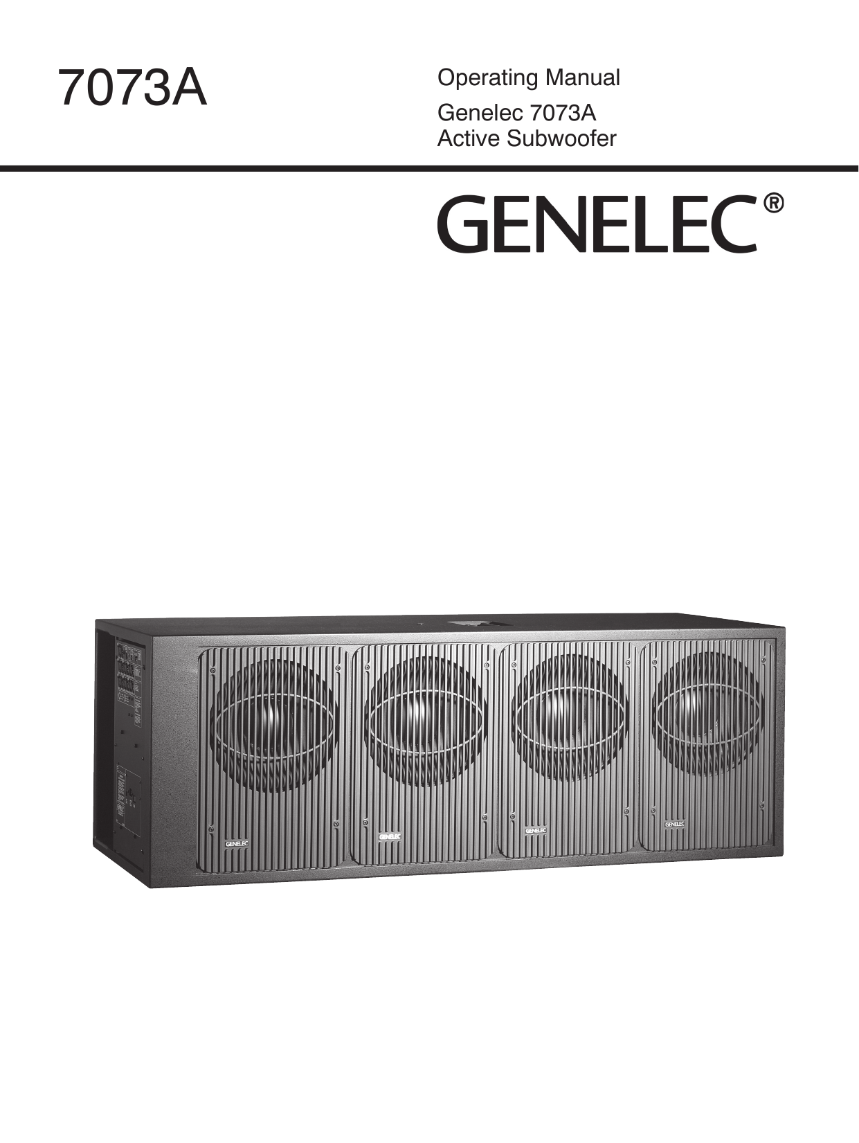genelec 7073a