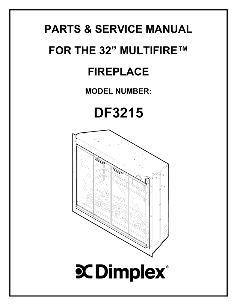 Dimplex DF3215 Service manual | Manualzz