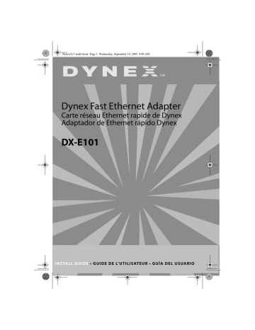 Dynex DX-E101 Desktop 10/100 PCI Network Card Install guide | Manualzz