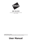 Seiwa BB 50/200 Fish Finder User Manual