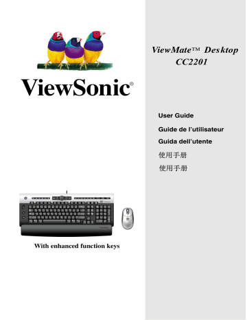 ViewSonic KU709 - ViewMate Internet Slim Keyboard Wired User guide | Manualzz