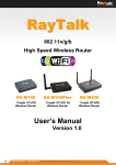 RayTalk RA-M100 Series Manual: AI Chat &amp; PDF