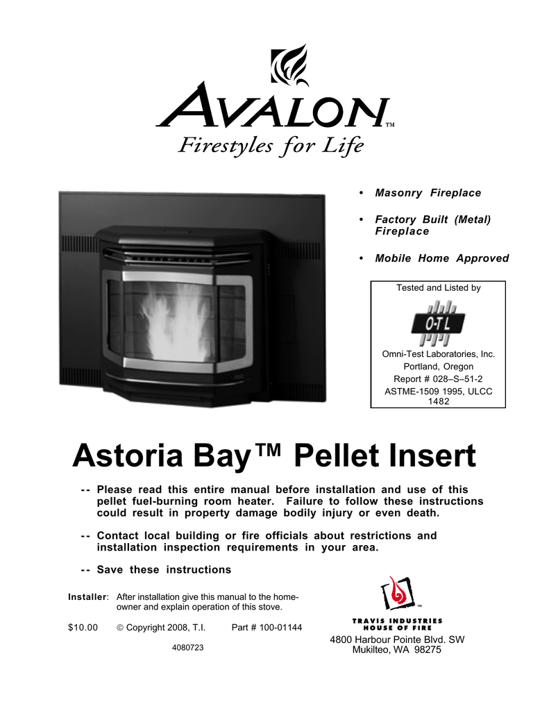 Avalon pellet stove prices