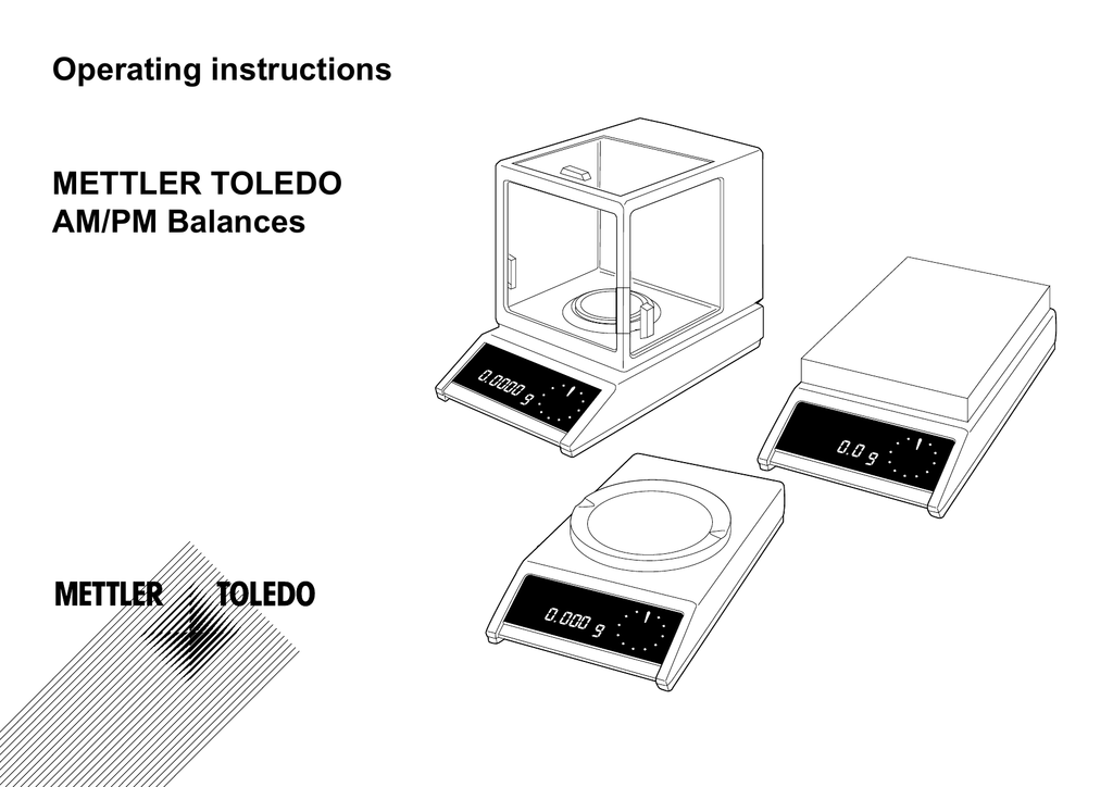 Mettler Toledo For AM/PM Balances, LP16 Operating instructions Manualzz