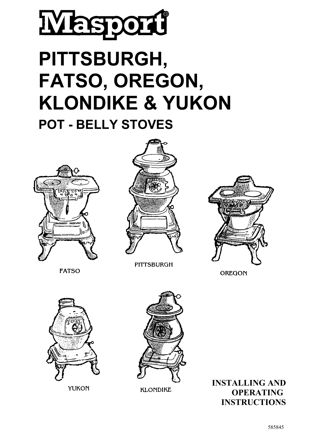 Masport Yukon Installing And Operating Instructions Manualzz