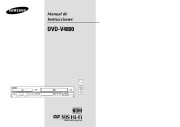 Samsung | Manual de usuario | DVD-V4800 | Manualzz