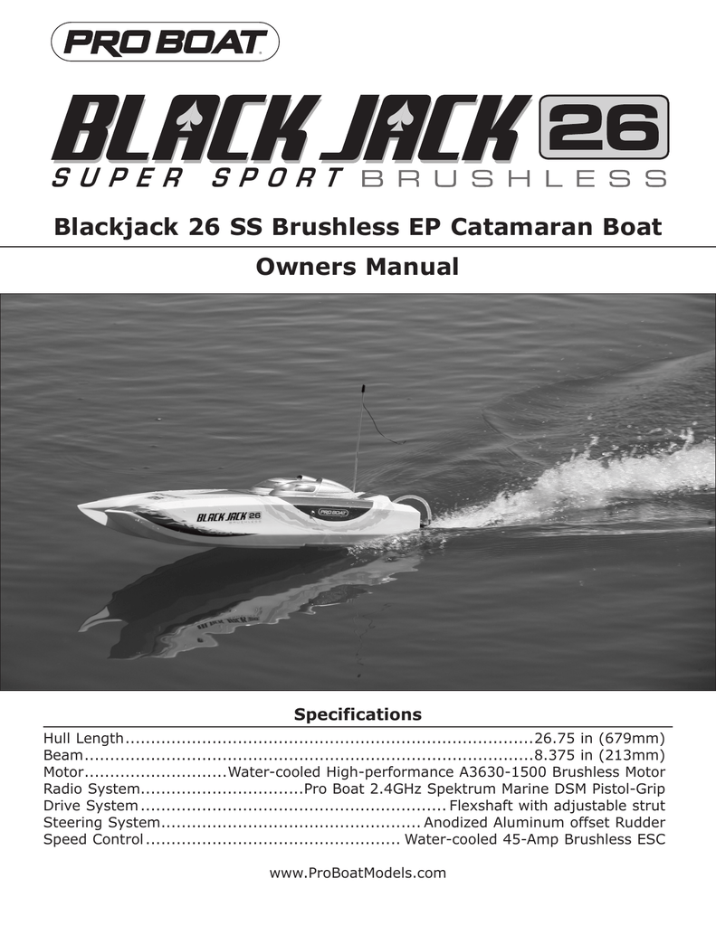 blackjack 26 rc boat