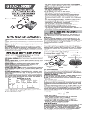 Black Decker PI500BB Instruction manual Manualzz