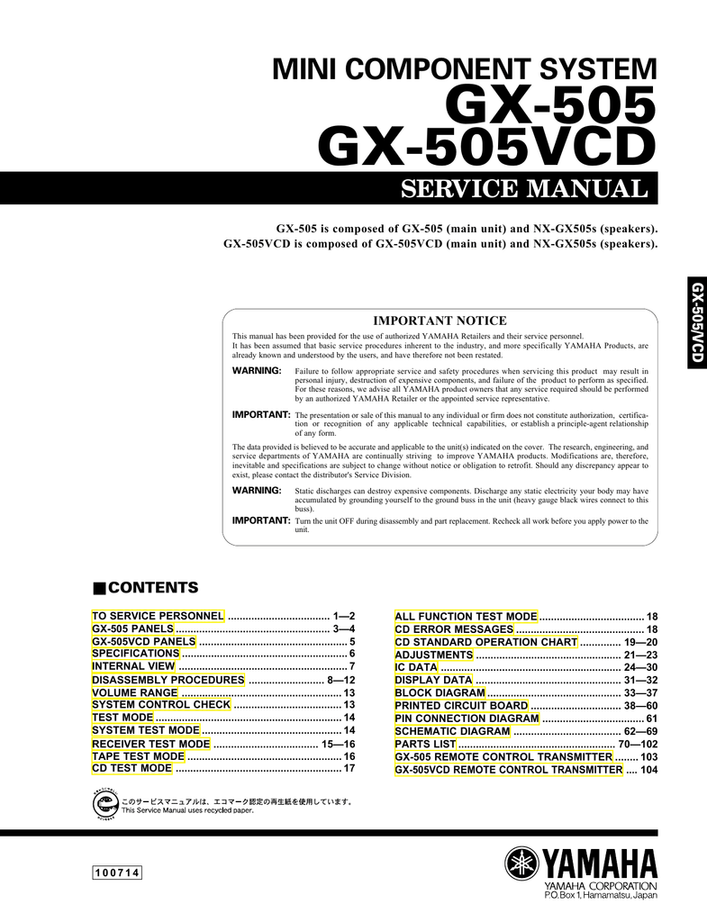... Array - yamaha 505 service manual manualzz com rh manualzz ...