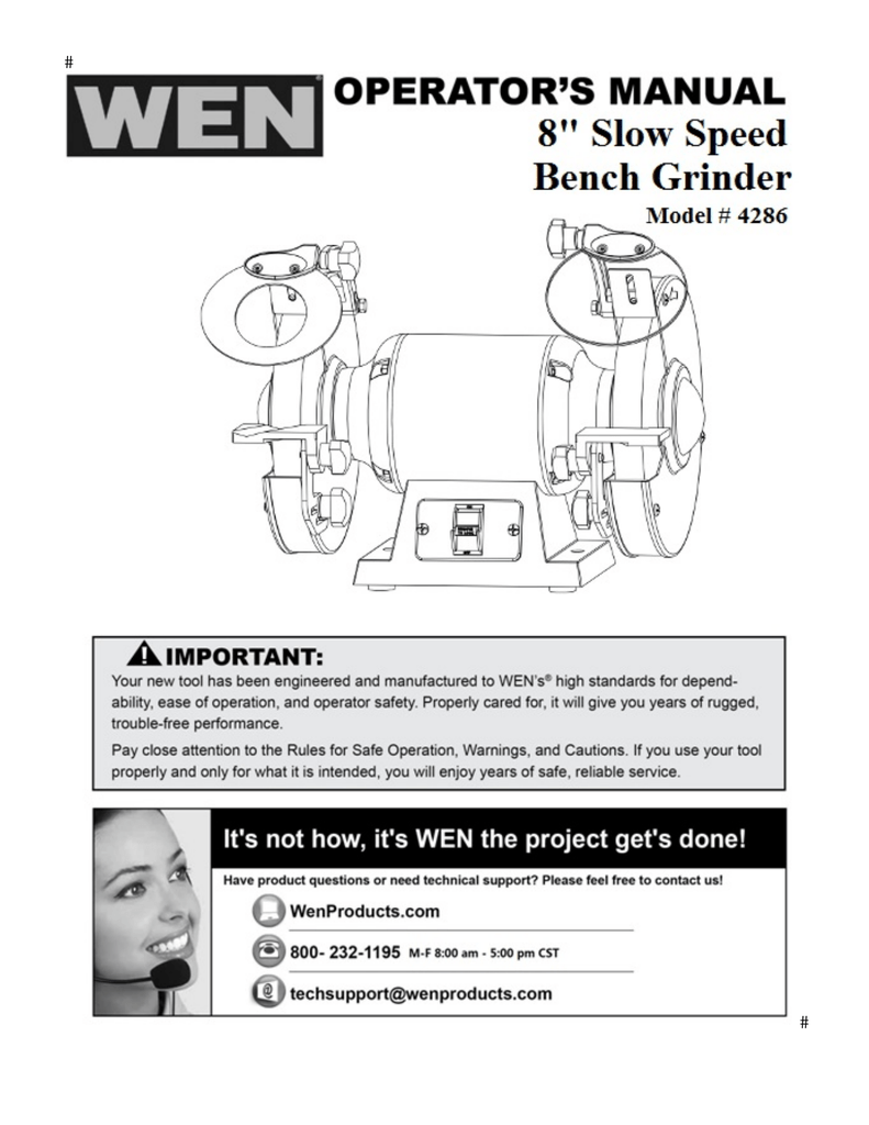 Wen 4286 Technical Data Manualzz Com