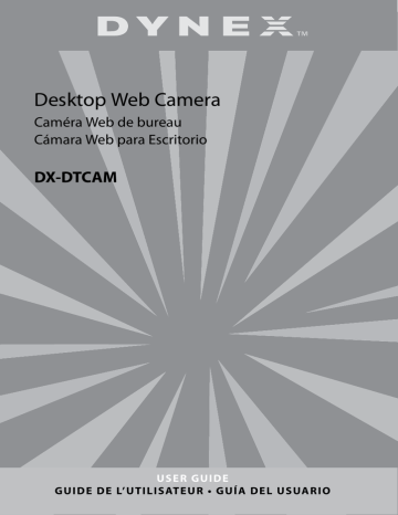 Dynex DX-DTCAM Desktop Web Camera User guide | Manualzz