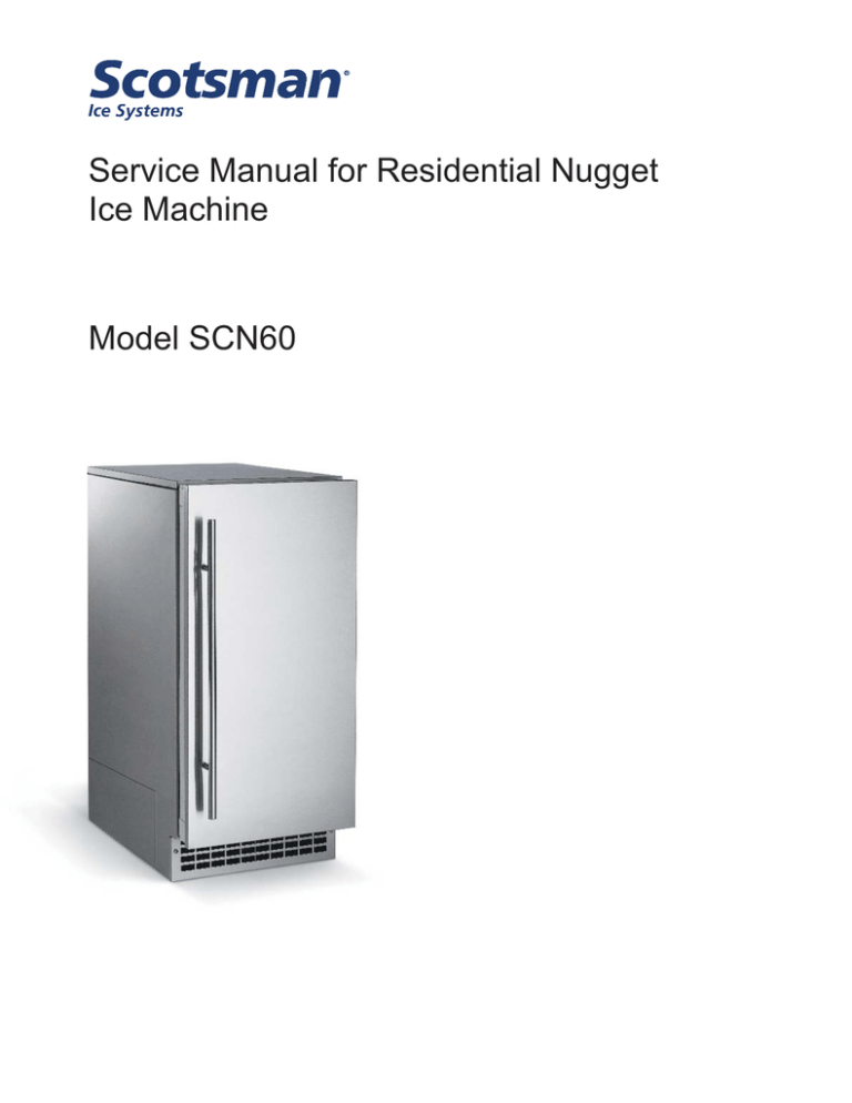 Scotsman SCN60 User manual | Manualzz