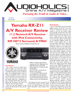 Yamaha Rx Z9 Av Receiver Page 2 Sound Vision