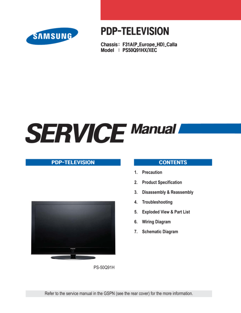 Samsung Ps 42p7hd User Manual Manualzz