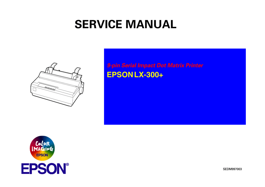 epson lx 300 ii manual