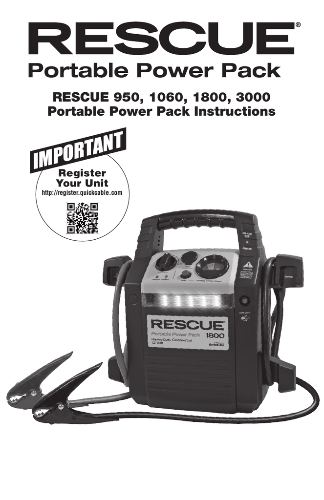 rescue 1800 jump pack