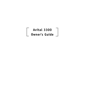 Avital 3300 AviStart Installation guide | Manualzz