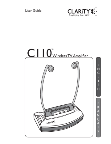 Clarity C110 User guide | Manualzz