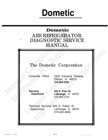 Dometic Rm 2801 User Manual Manualzz