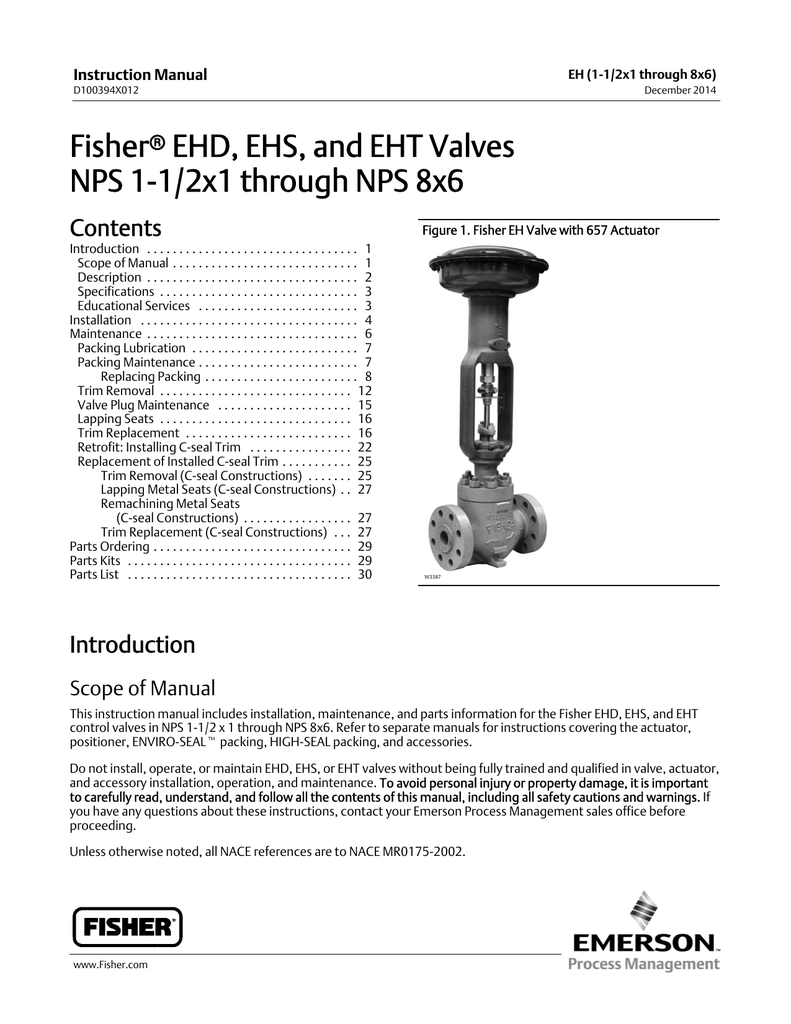 Emerson FISHER 657 Instruction Manual | Manualzz