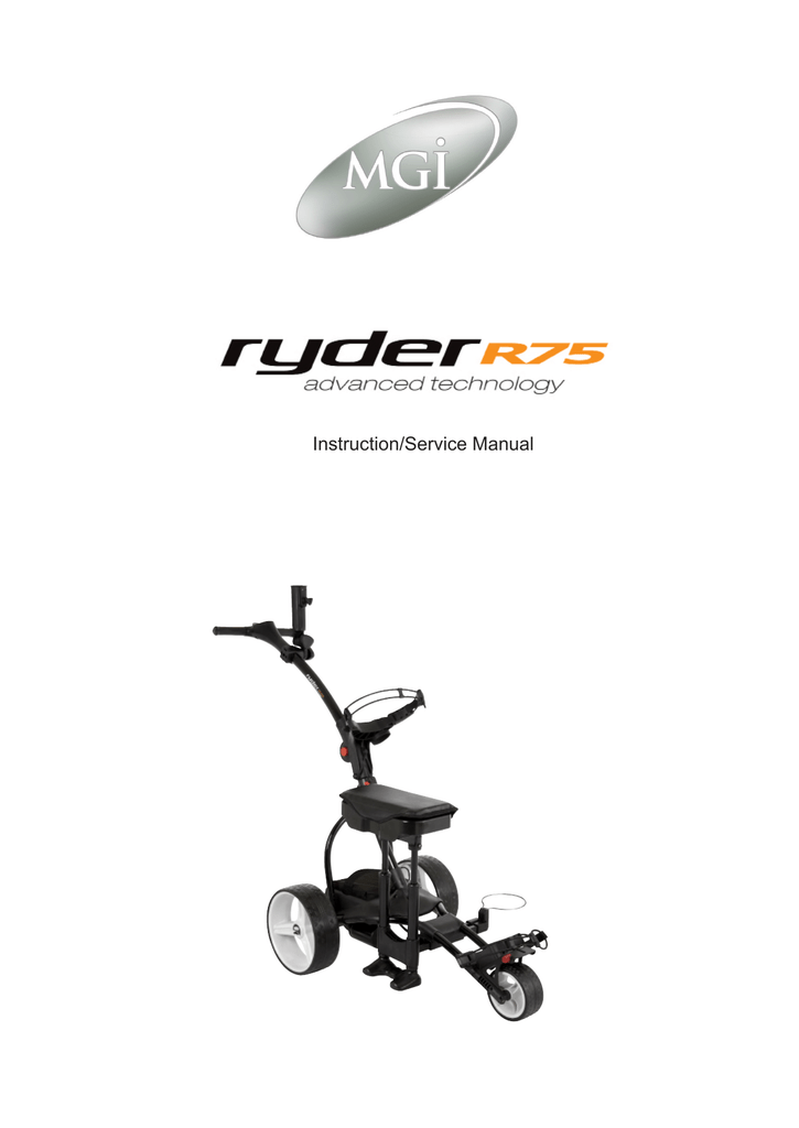 MGI Ryder R75 Service manual | Manualzz