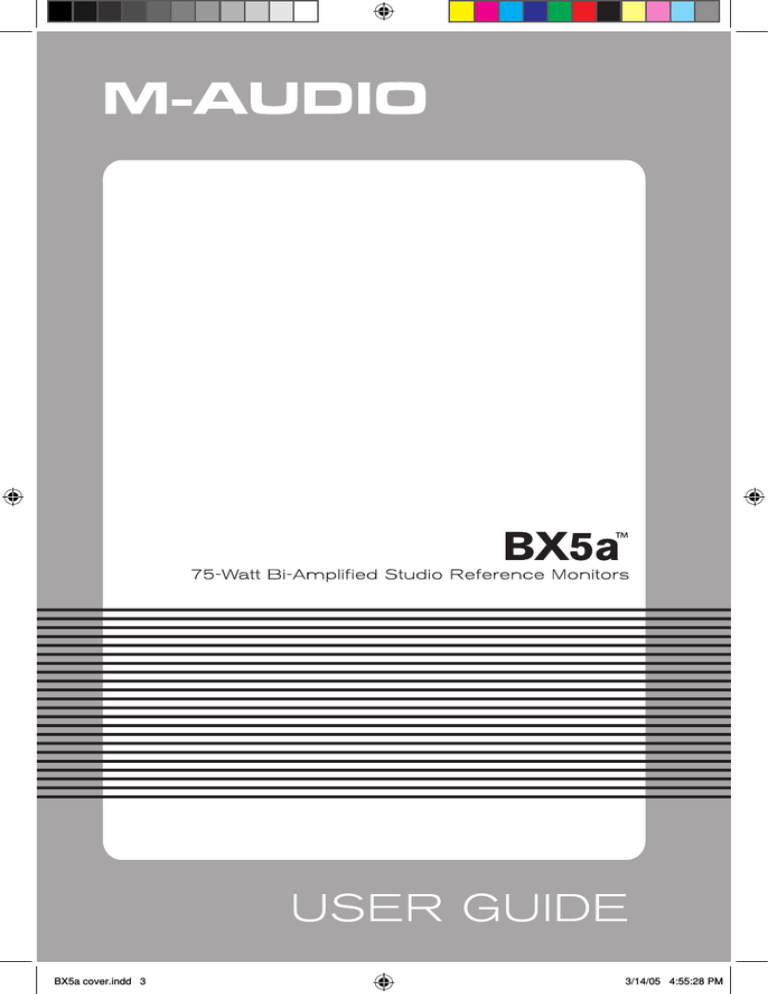 M Audio Bx5a User Manual Manualzz