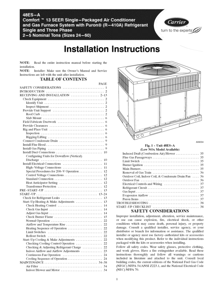 Carrier Service Manuals Download