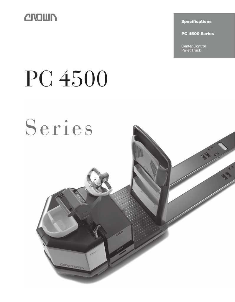 Crown 4500 Series Specification | Manualzz