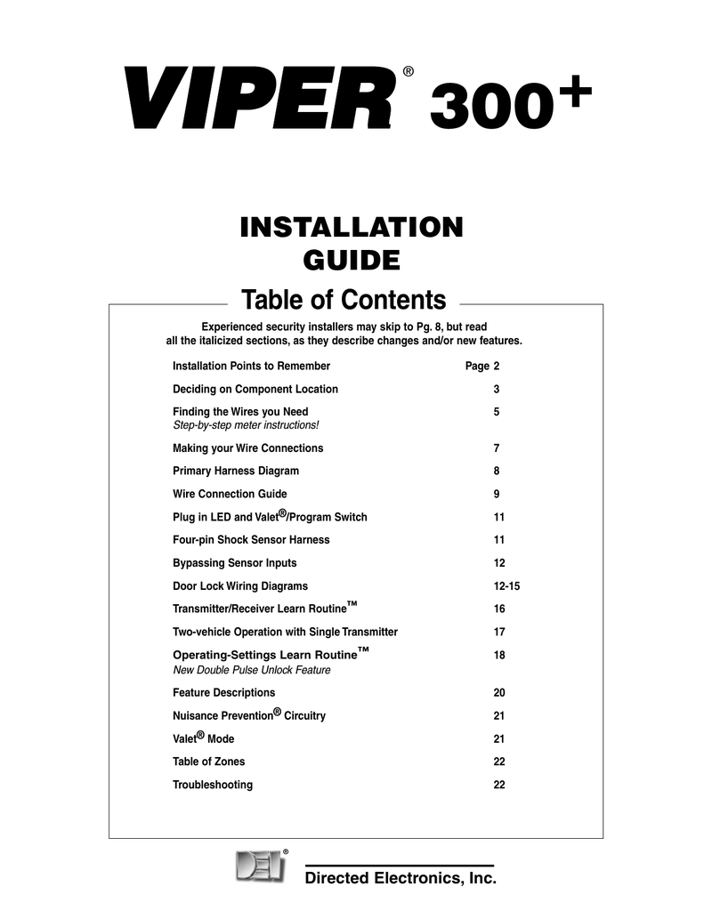 Viper auto security system model deals 300