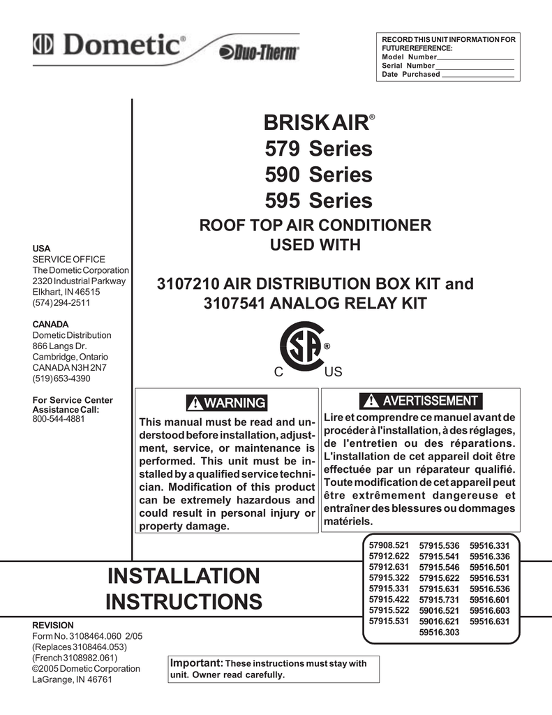 Wiring Diagram Rv Dometic 15000 Heat Pump from s1.manualzz.com