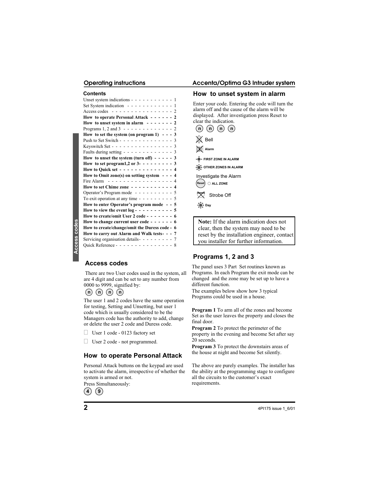 Accenta Optima G3 Manualzz