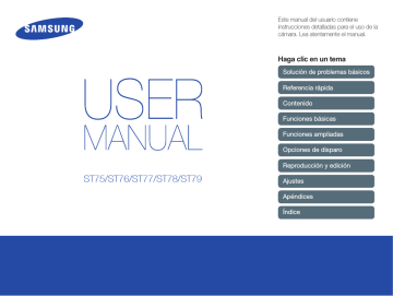 Samsung ST76 Manual de usuario | Manualzz