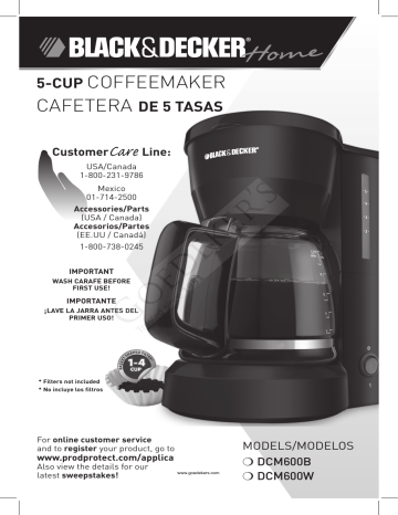 Decker DCM600 User manual | Manualzz