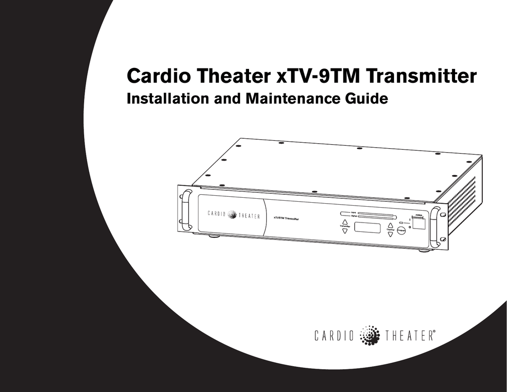 Cardio Theater Xtv900 Owner S Manual Manualzz