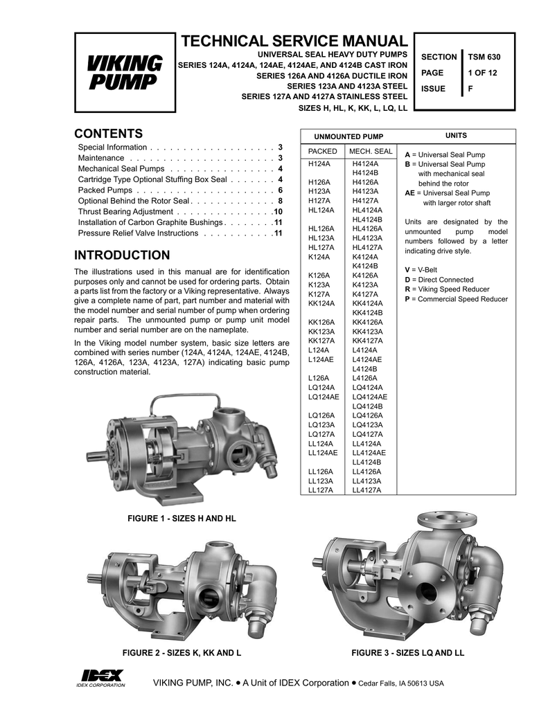 Viking pump Series 123 Service manual Manualzz